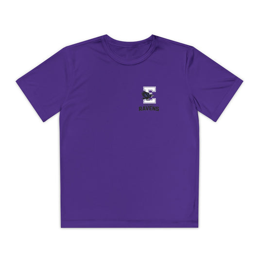 Ravens Moisture-Wicking Youth Small Logo Tee