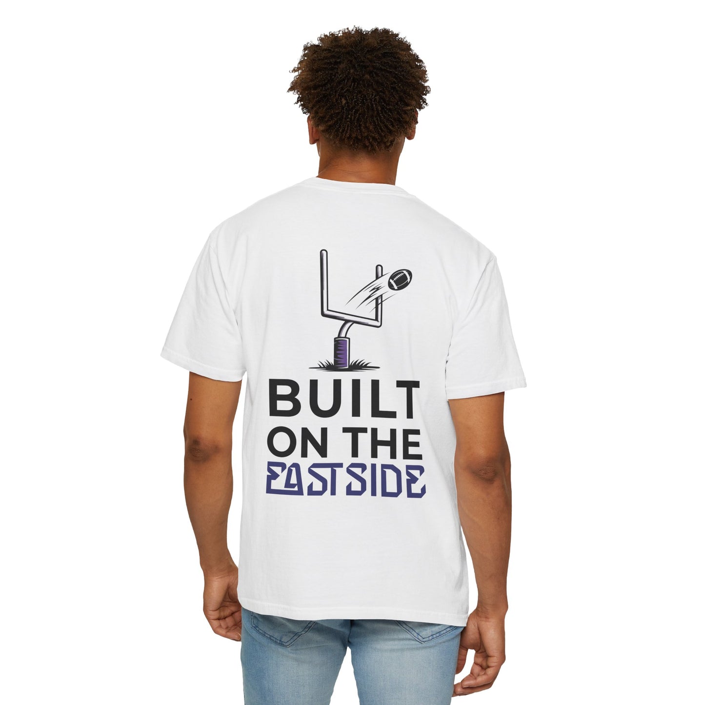 Ravens "Built On The Eastside" Front + Back Design Unisex T-shirt