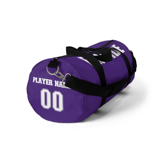 Ravens *Personalized* Player  Duffel Bag for Gym (Purple)