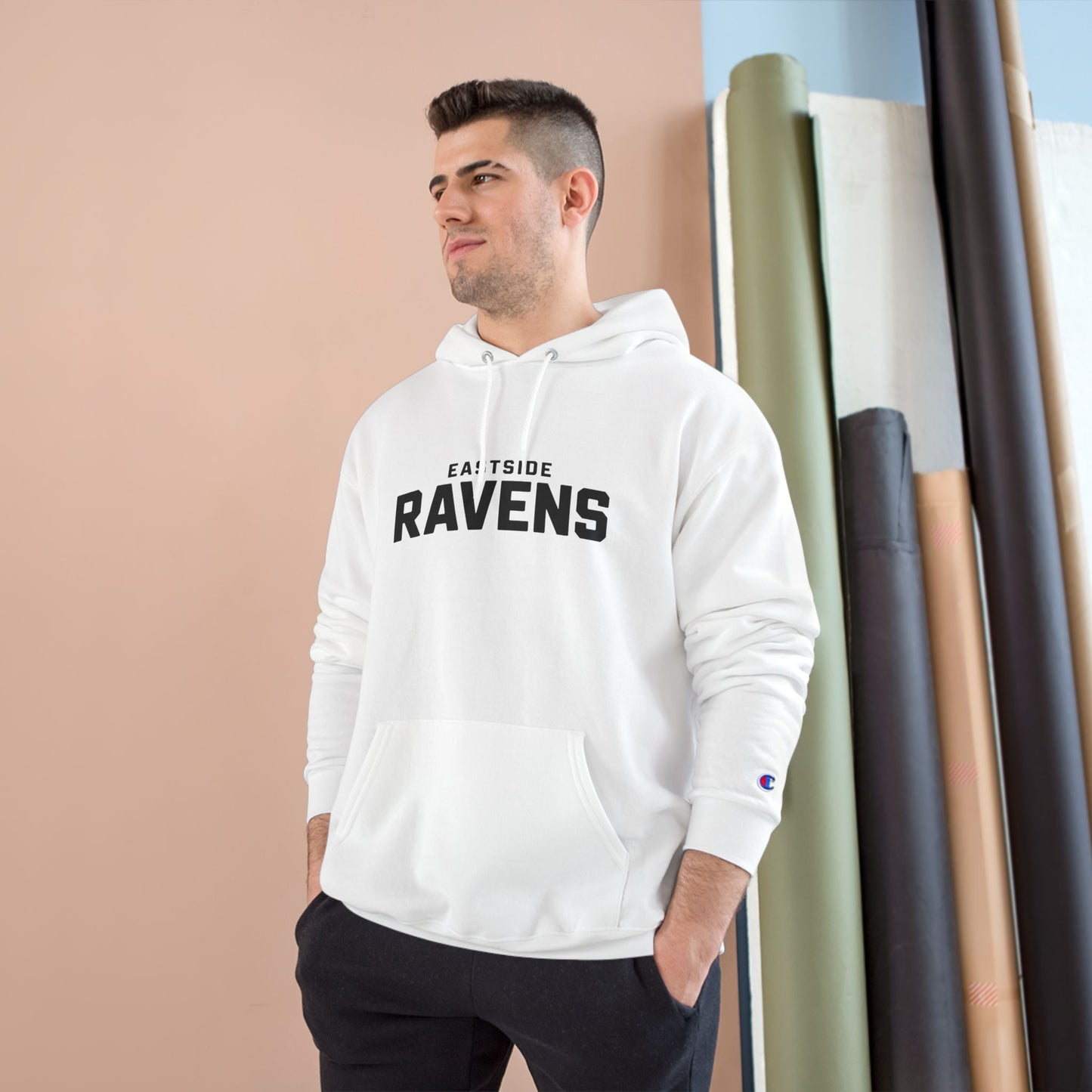 Ravens Champion Hoodie Sweatshirt (Front Only)