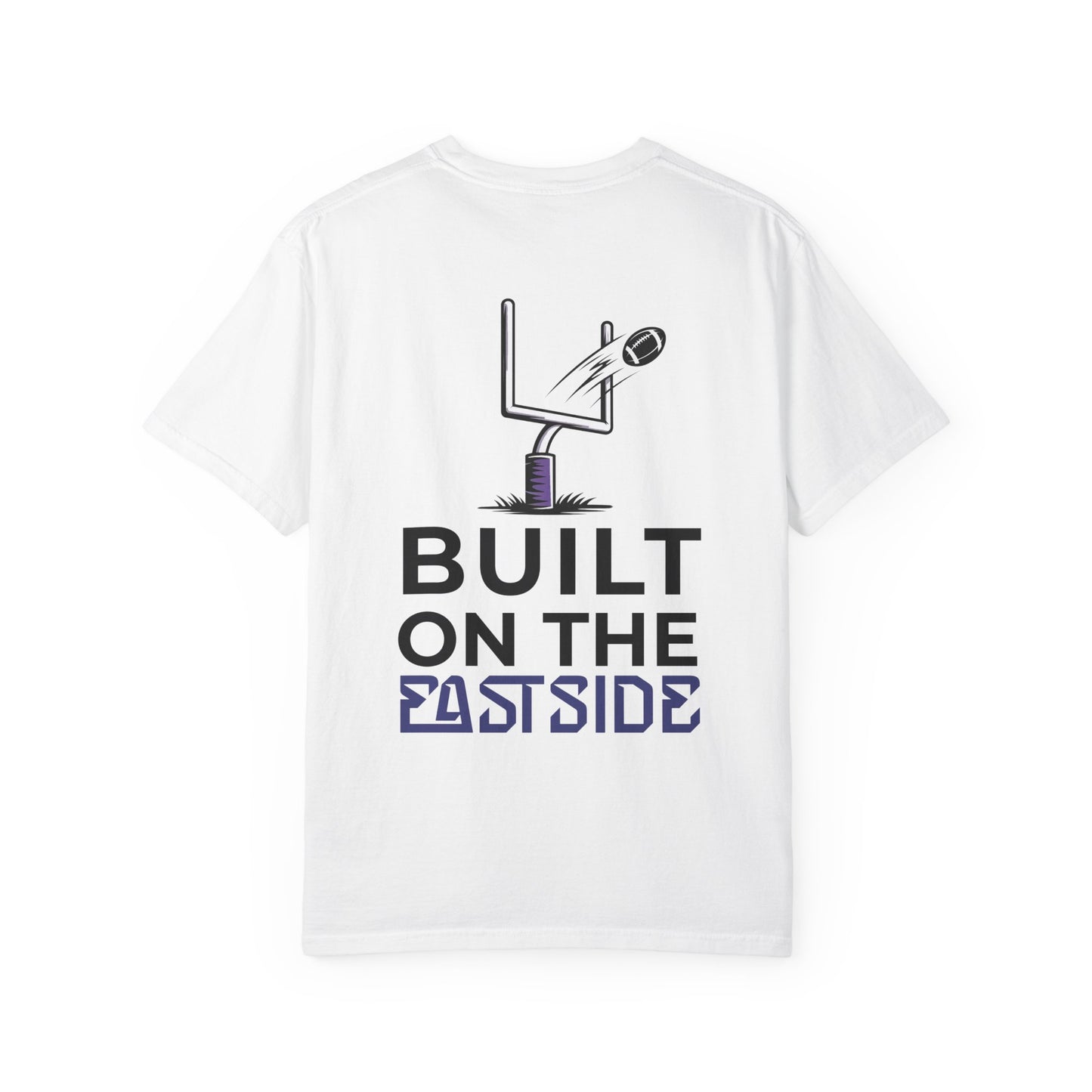 Ravens "Built On The Eastside" Front + Back Design Unisex T-shirt