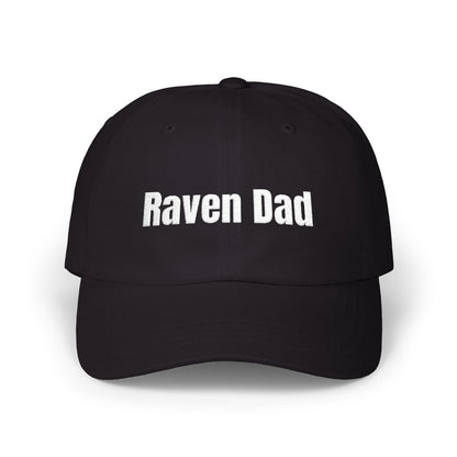 Raven Dad Embroidered Classic Dad Cap